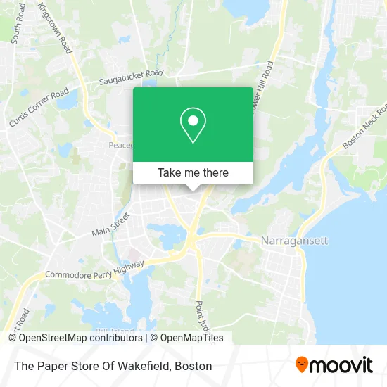 The Paper Store Of Wakefield map
