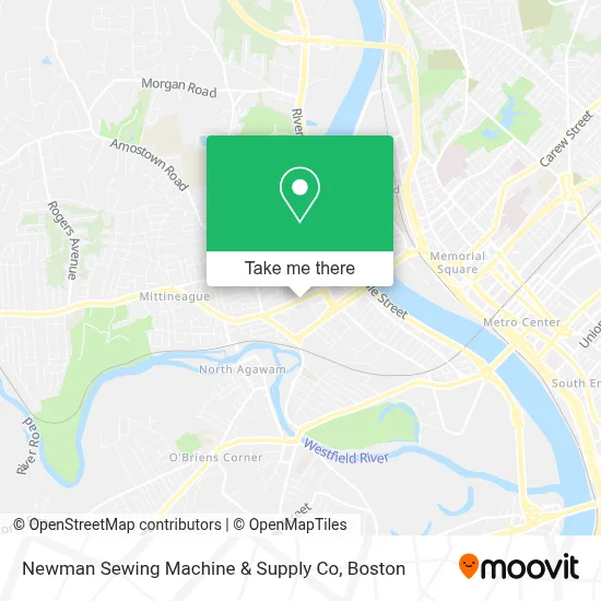 Newman Sewing Machine & Supply Co map