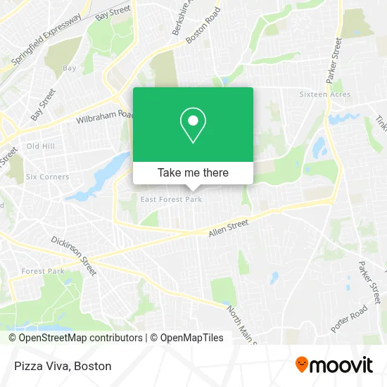 Pizza Viva map