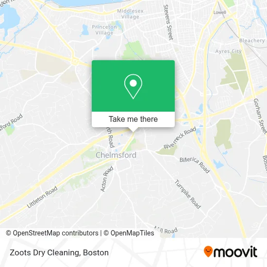 Zoots Dry Cleaning map