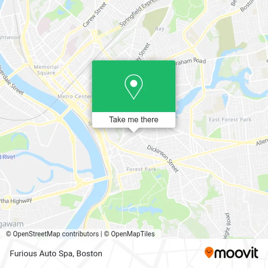 Furious Auto Spa map