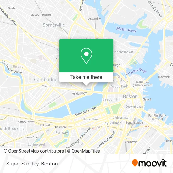 Super Sunday map