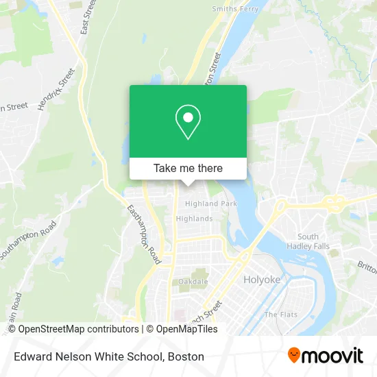 Edward Nelson White School map