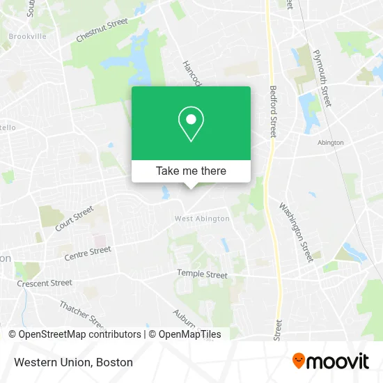 Western Union map