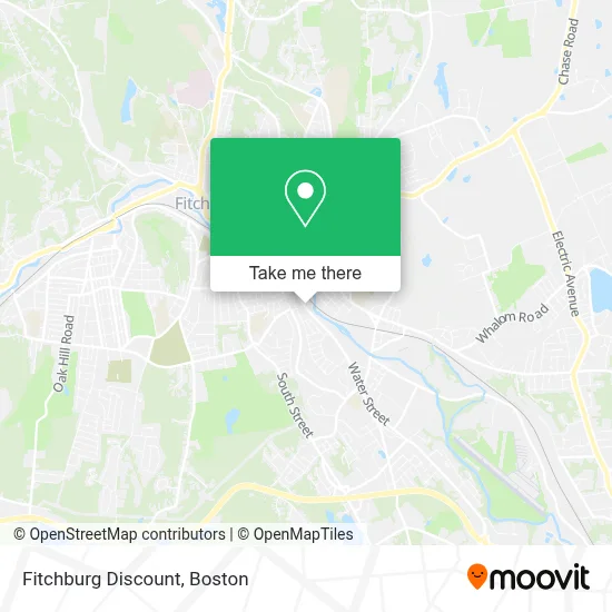 Fitchburg Discount map