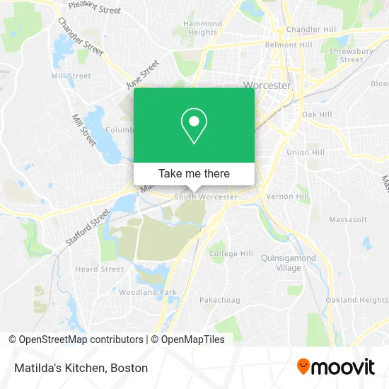 Matilda's Kitchen map