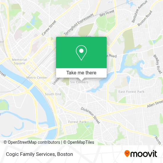 Cogic Family Services map