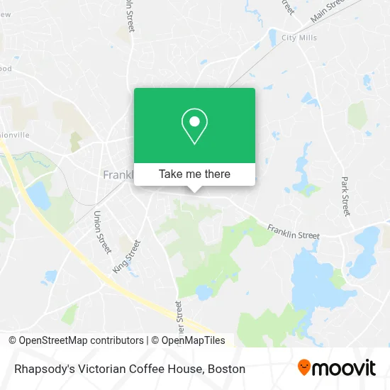 Rhapsody's Victorian Coffee House map