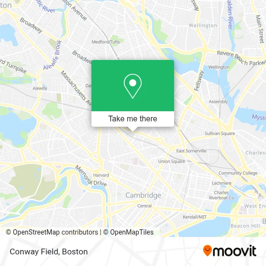 Conway Field map