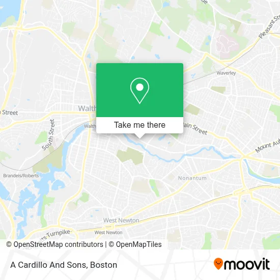 A Cardillo And Sons map