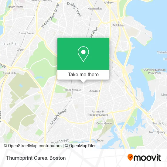 Thumbprint Cares map
