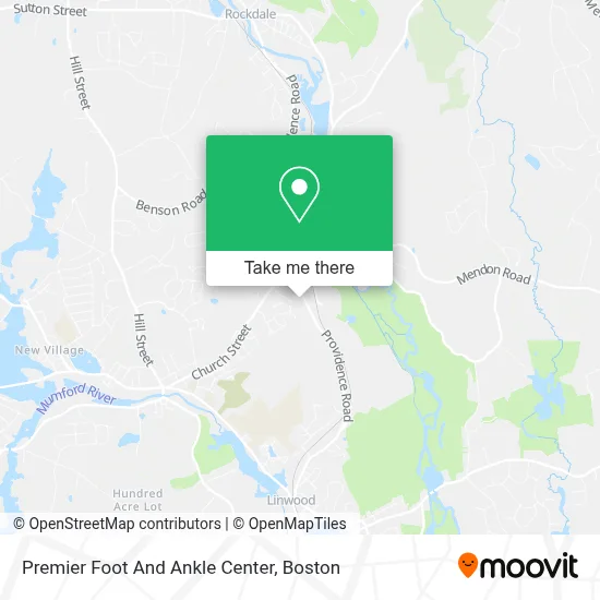 Premier Foot And Ankle Center map