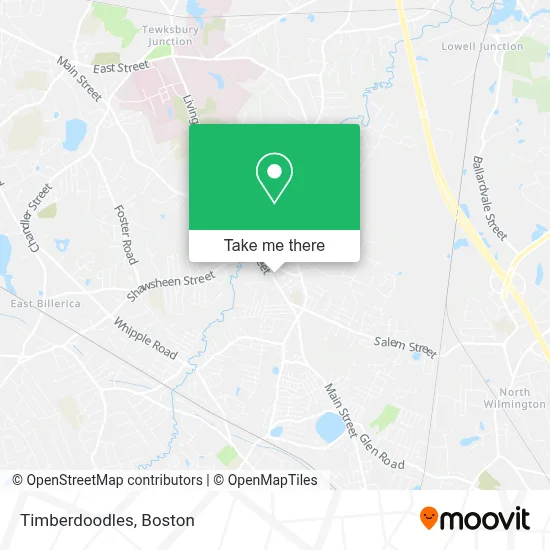 Timberdoodles map