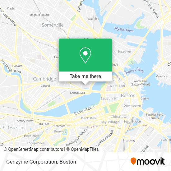 Genzyme Corporation map