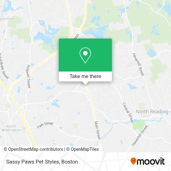 Sassy Paws Pet Styles map