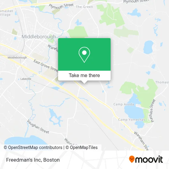 Freedman's Inc map