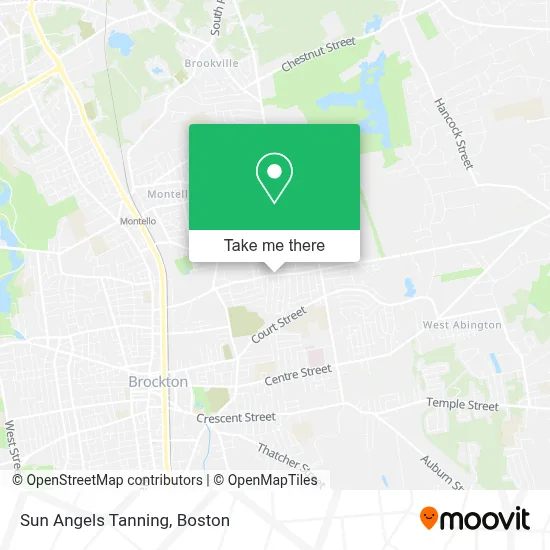 Sun Angels Tanning map