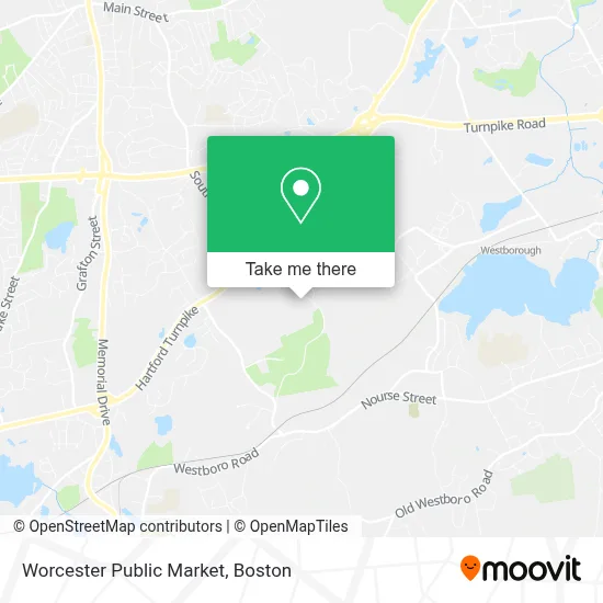 Worcester Public Market map