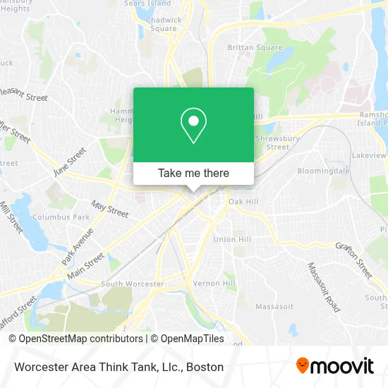 Worcester Area Think Tank, Llc. map