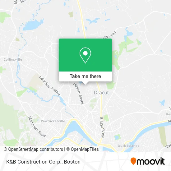 K&B Construction Corp. map