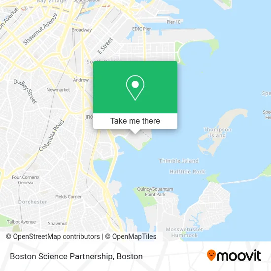 Boston Science Partnership map