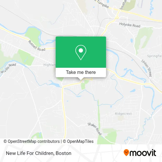 New Life For Children map