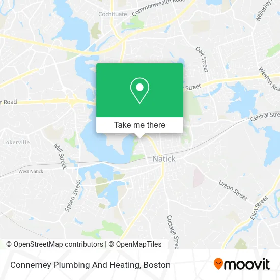 Connerney Plumbing And Heating map