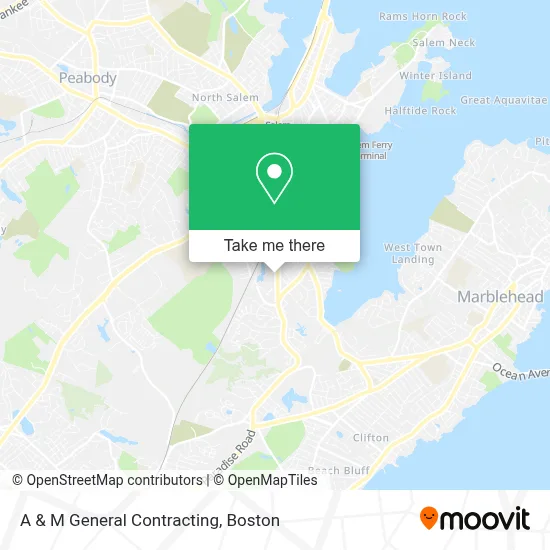 A & M General Contracting map