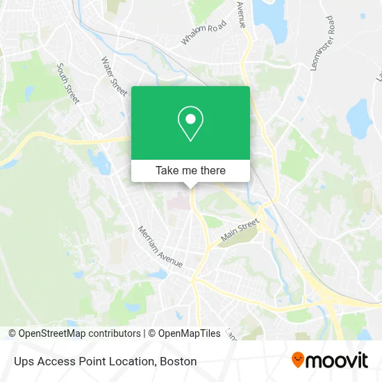 Ups Access Point Location map