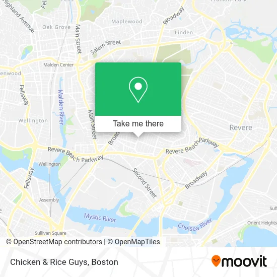 Chicken & Rice Guys map