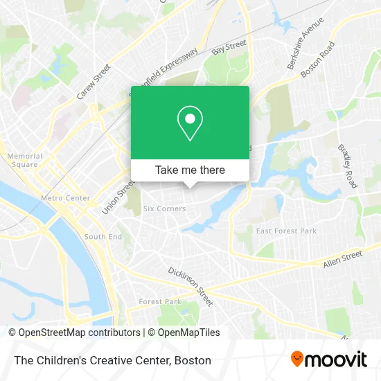 The Children's Creative Center map