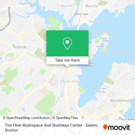 The Hive Workspace And Business Center - Salem map
