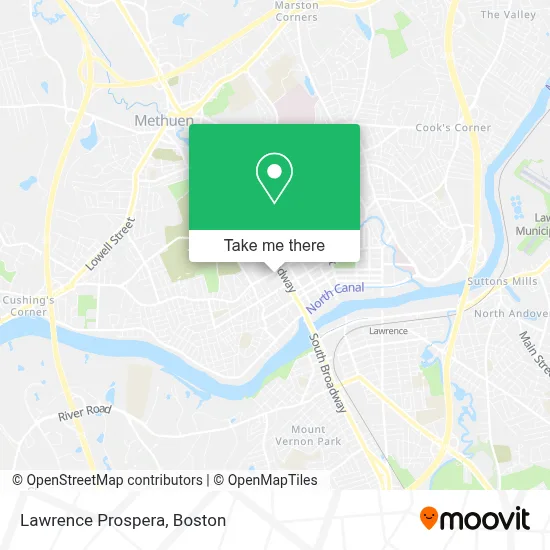 Lawrence Prospera map