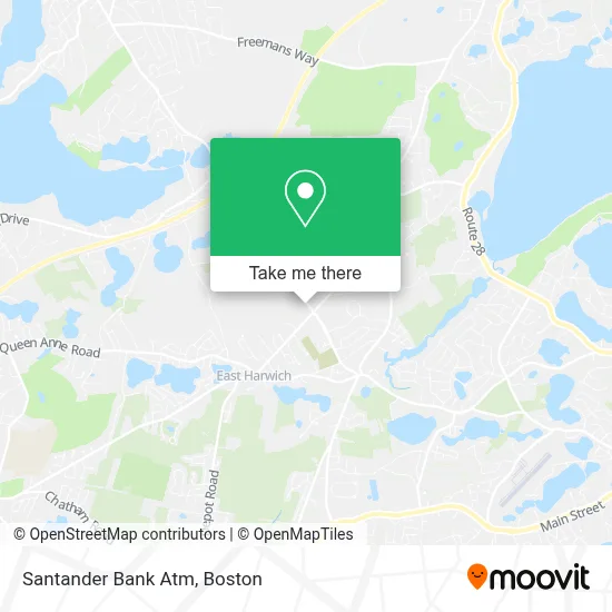 Santander Bank Atm map