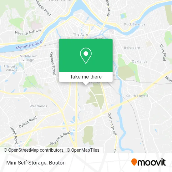 Mini Self-Storage map