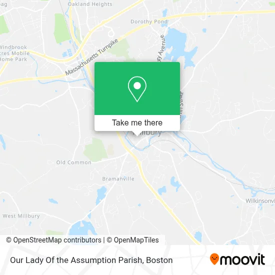 Our Lady Of the Assumption Parish map