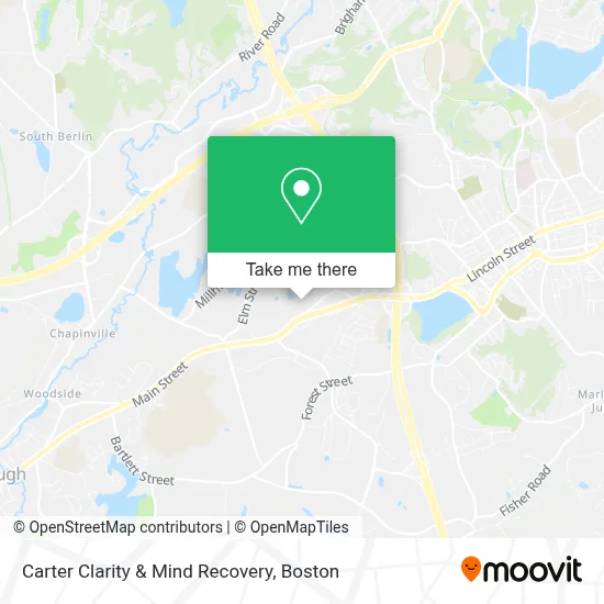 Carter Clarity & Mind Recovery map