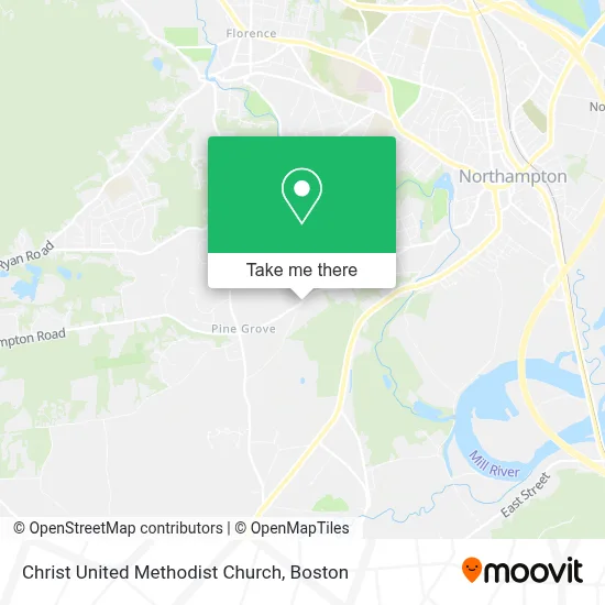 Christ United Methodist Church map