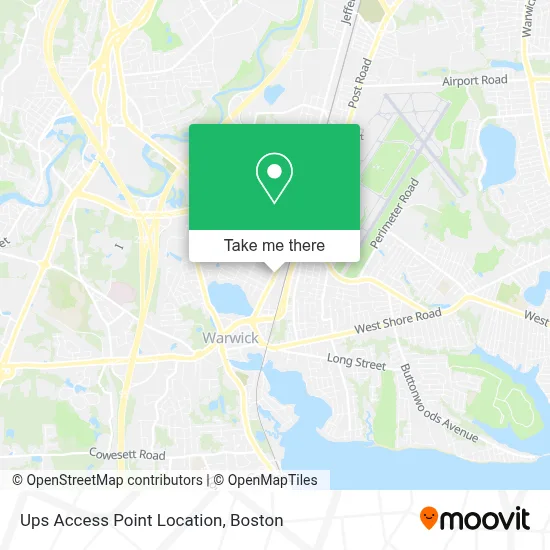 Ups Access Point Location map