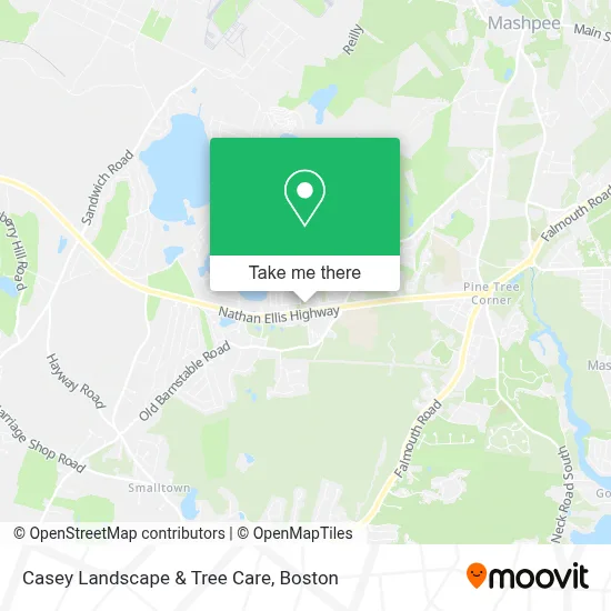Casey Landscape & Tree Care map
