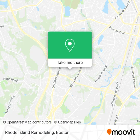Rhode Island Remodeling map
