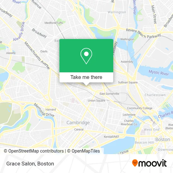 Grace Salon map