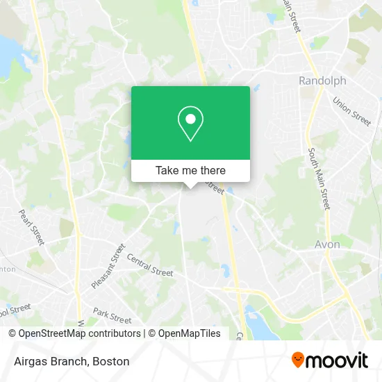 Airgas Branch map