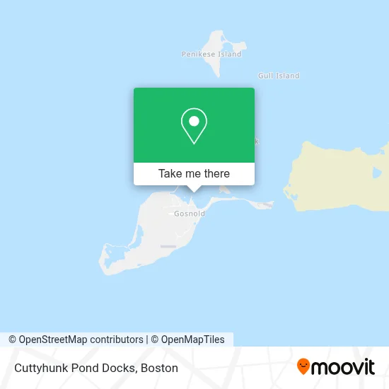 Cuttyhunk Pond Docks map