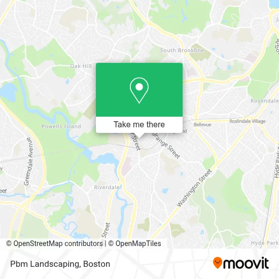 Pbm Landscaping map