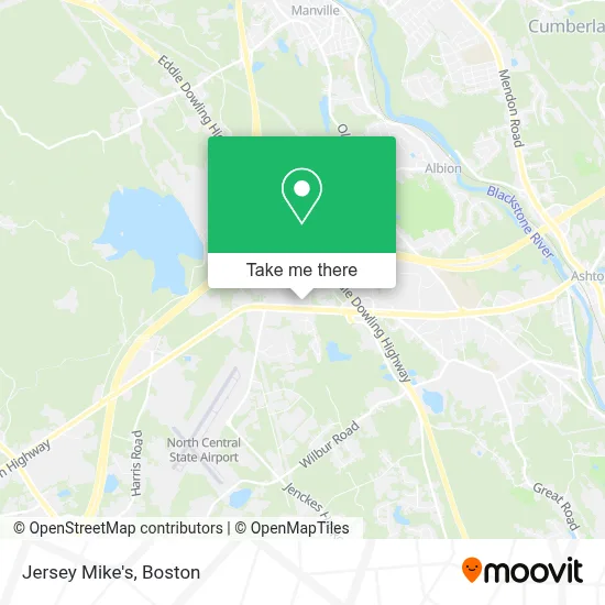 Jersey Mike's map