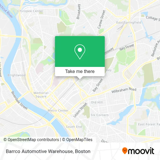 Barrco Automotive Warehouse map