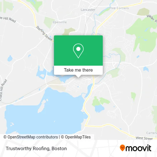 Trustworthy Roofing map