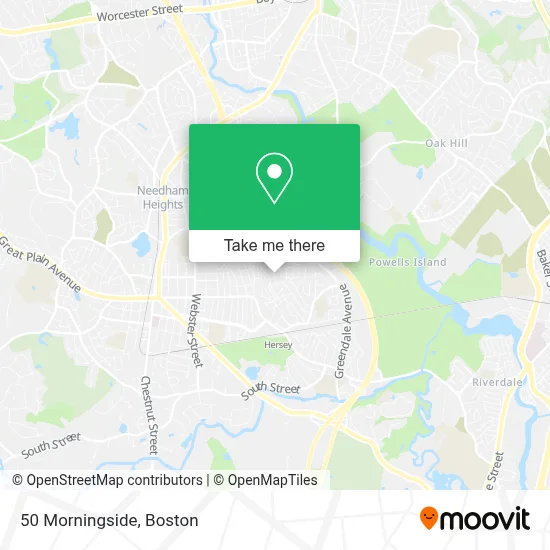 50 Morningside map