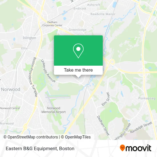 Eastern B&G Equipment map